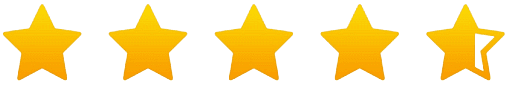 4.5 star rating